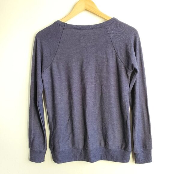 Chaser Rainbow Watercolor Heart Cozy Knit Pullover Sweatshirt New With Tag - Picture 12 of 15